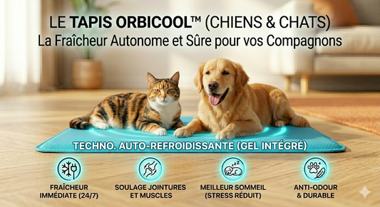 Fresh Paws™ — Tapis Rafraîchissant pour Chien & Chat