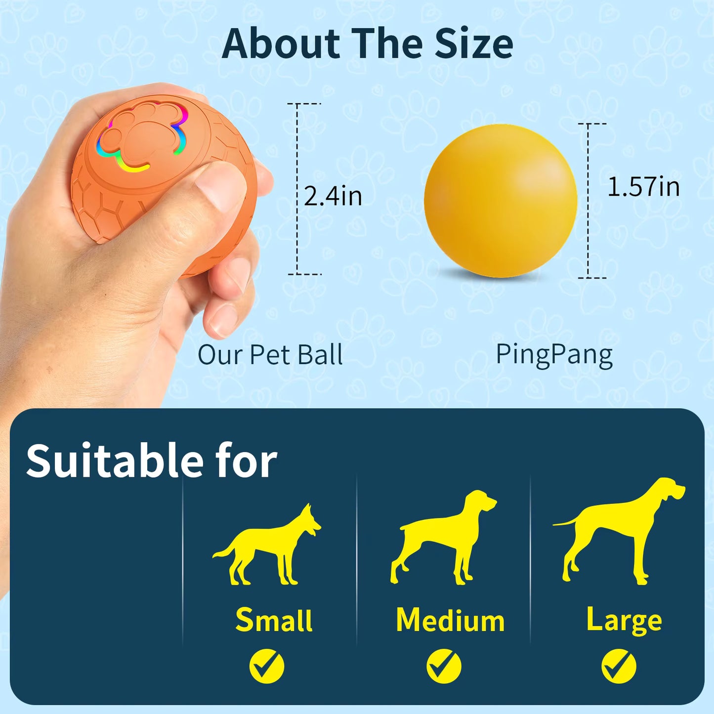 OrbiSnack™ G-Series — Balle Intelligente pour Chiens & Chats