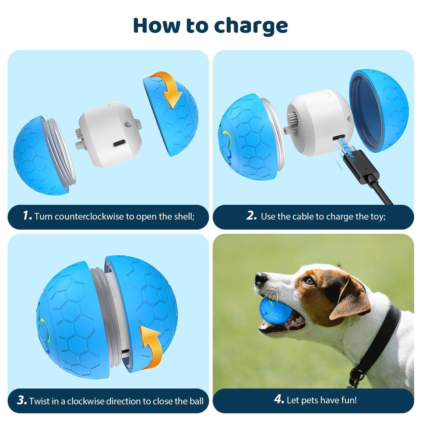 OrbiSnack™ G-Series — Balle Intelligente pour Chiens & Chats